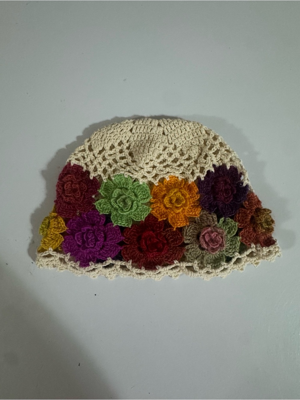Crochet Flower Hat